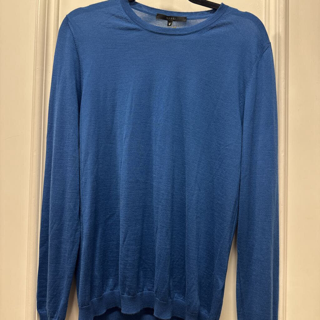 S/S2011 BLUE CASH KNIT GG LOGO SWEATER