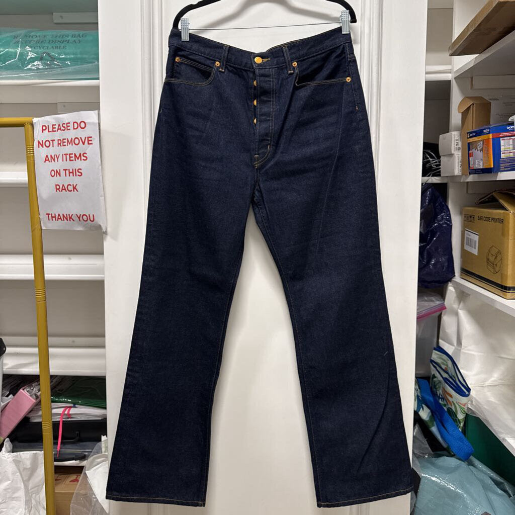 Dark Wash Straight Leg Jean