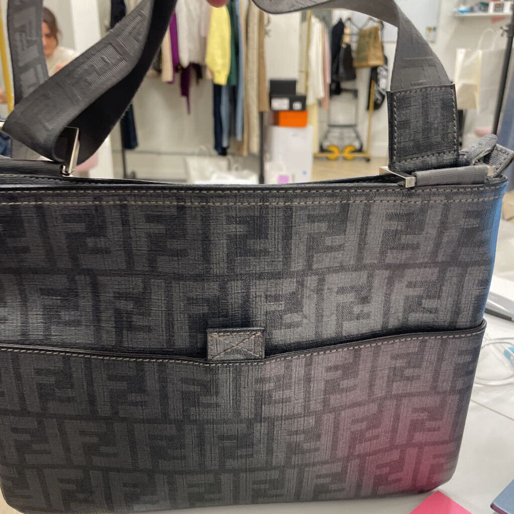 Grey Zucca Messenger Bag