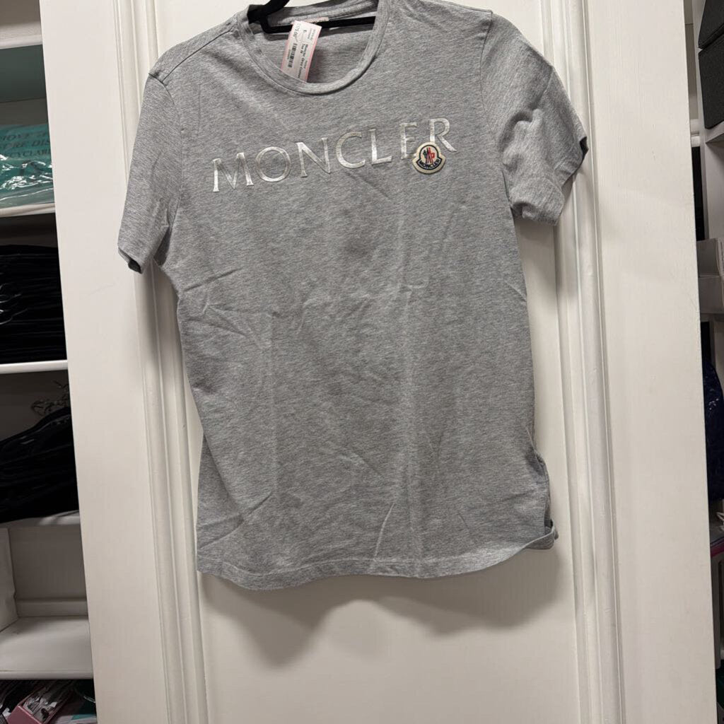 Grey Cotton Graphic Tee