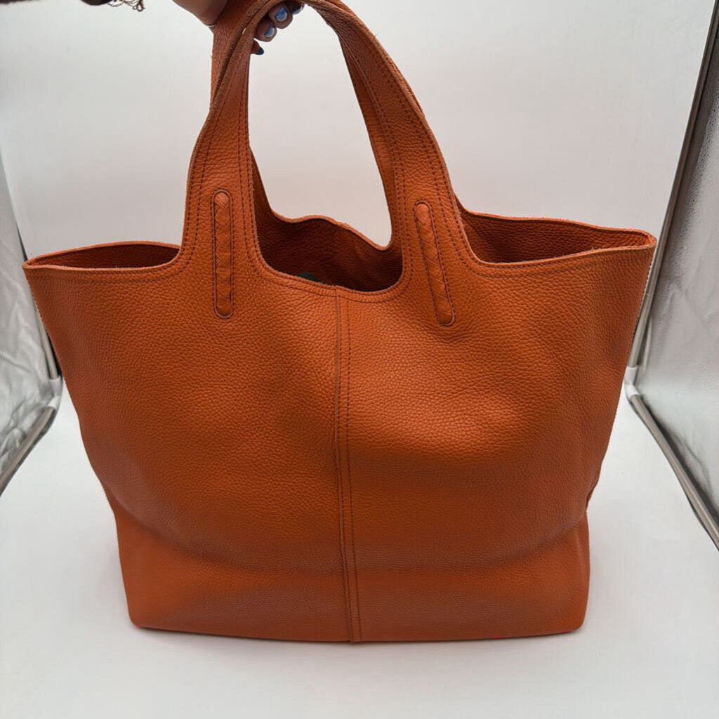 Brown Leather Tote Bag