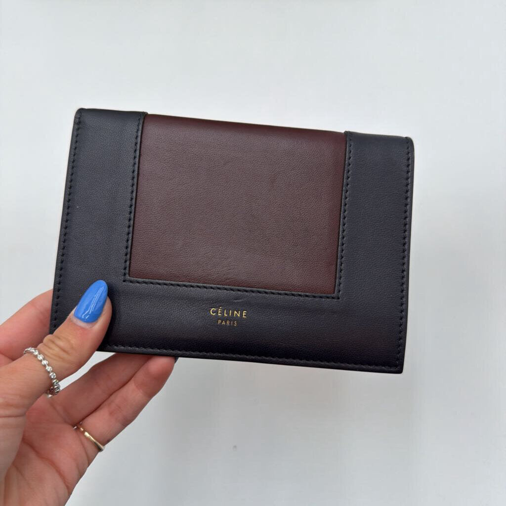Red & Blue Leather Wallet