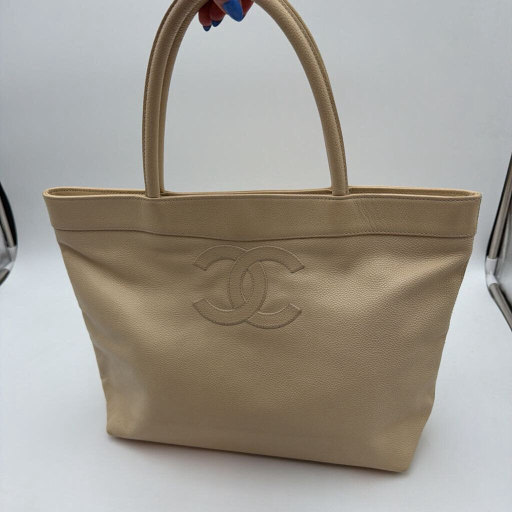 Cream Caviar Small Tote