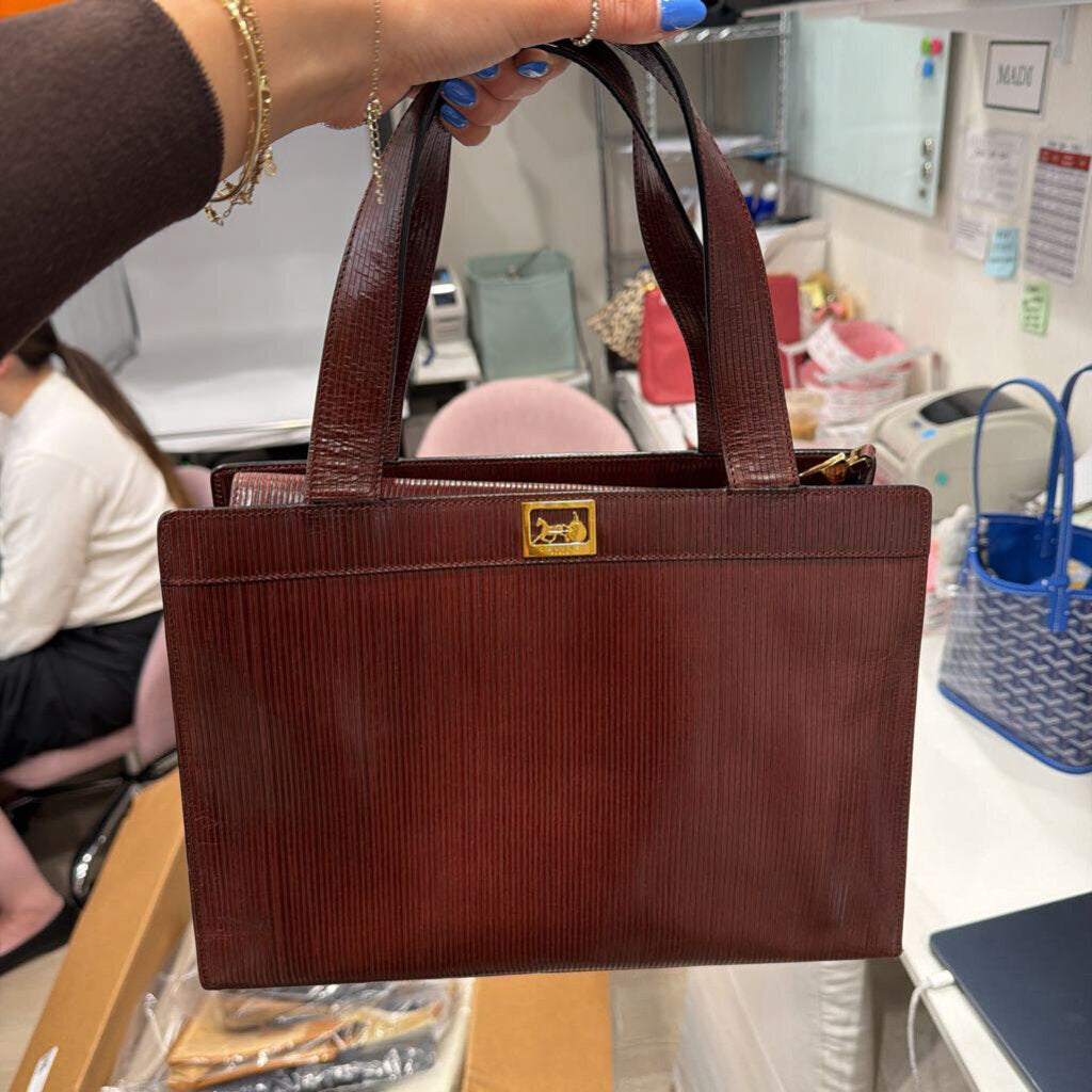 Brown Leather Tote Bag