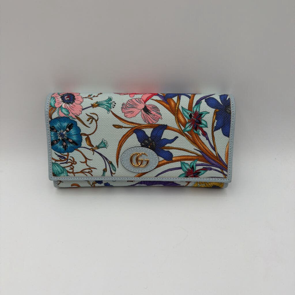 Blue Floral Canvas WOC