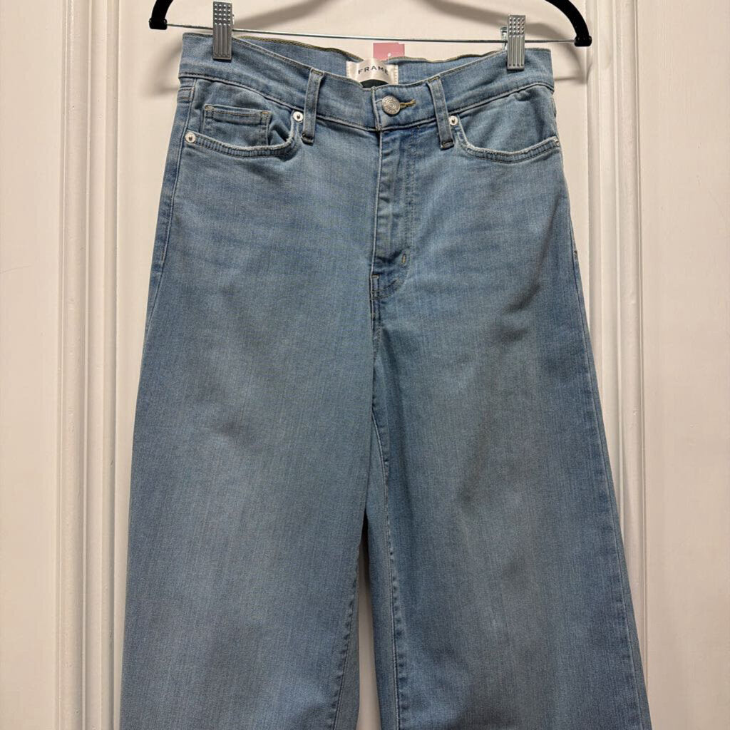 Blue Wide Leg Jeans