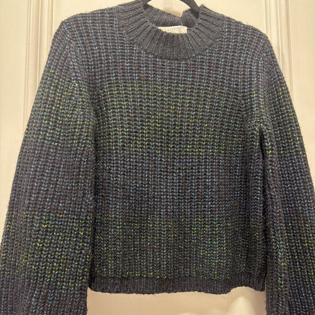 Black/Multi Cotton/Acrylic/Wool Sweater