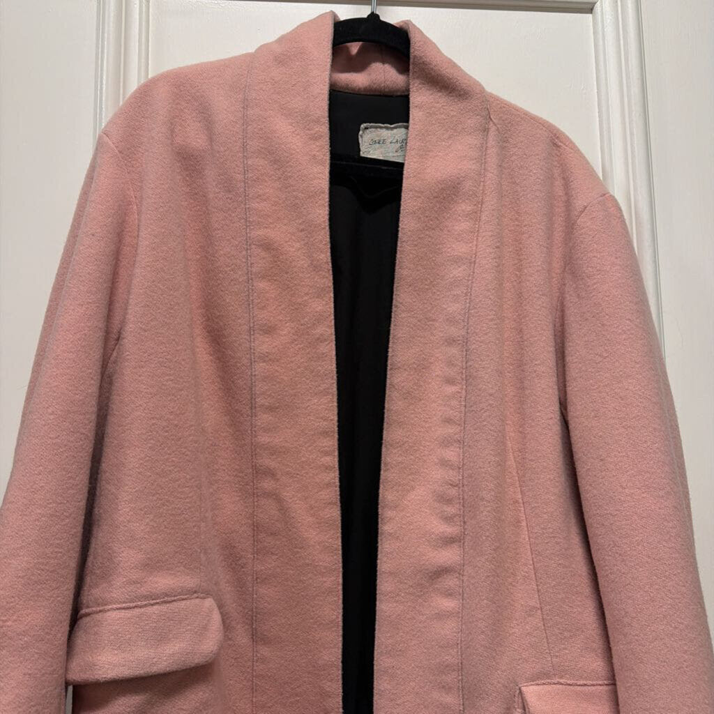 Pink Wool Coat