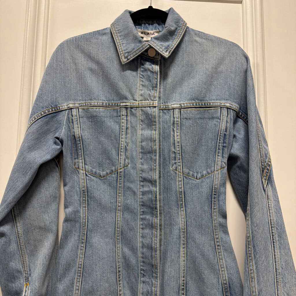 Light Washed Denim Jacket (NWT)