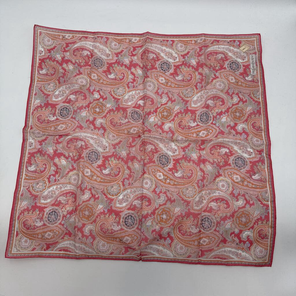 Pink Paisley Scarf