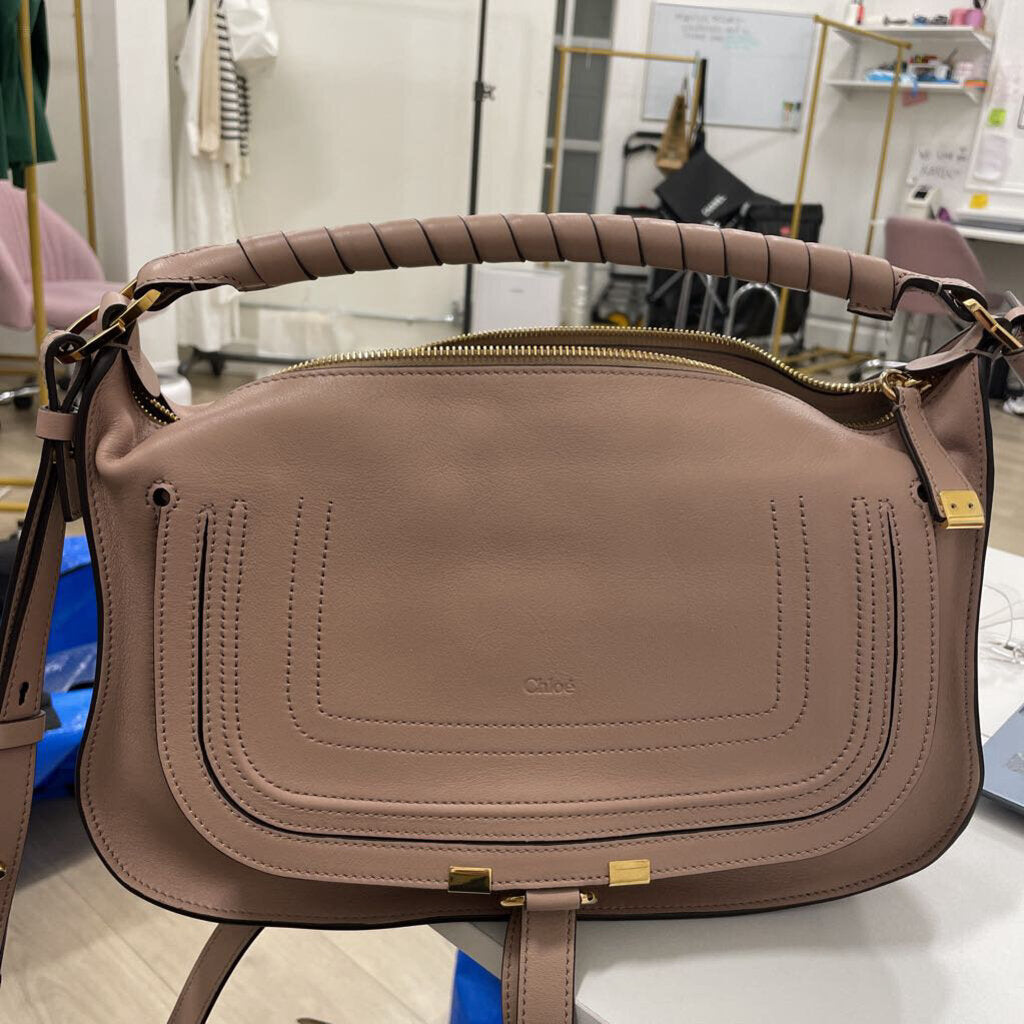 Nude Leather Marcie Shoulder Bag (est 2350)