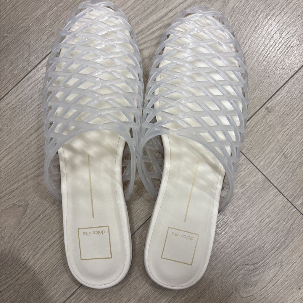 Clear Jelly Mule