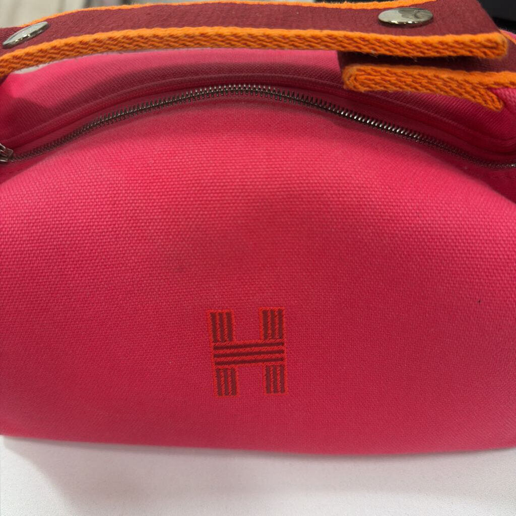 Hermes Pink Canvas Bride a Brac