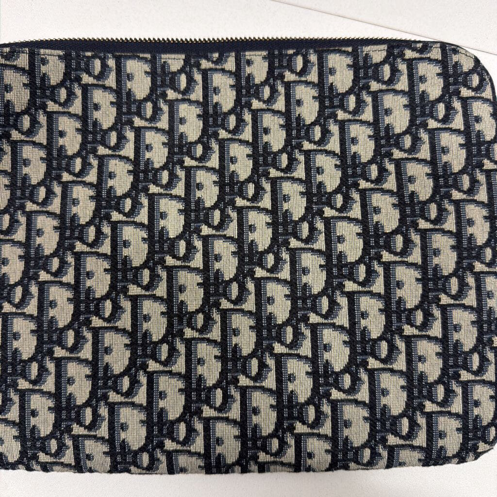 Christian Dior Navy Oblique Jacquard Dior Travel