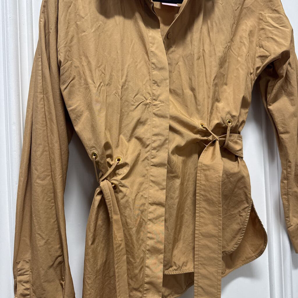 Brown Belted Shirt