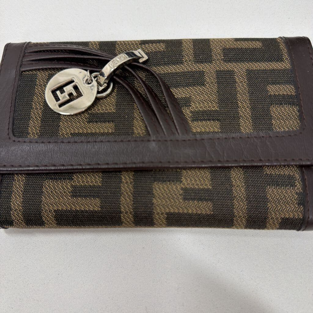Brown Canvas Zucca Wallet