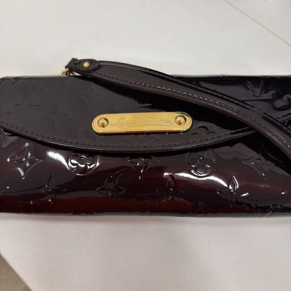 2007 Burgundy Patent Leather Monogram Vernis Sunset Blvd Bag