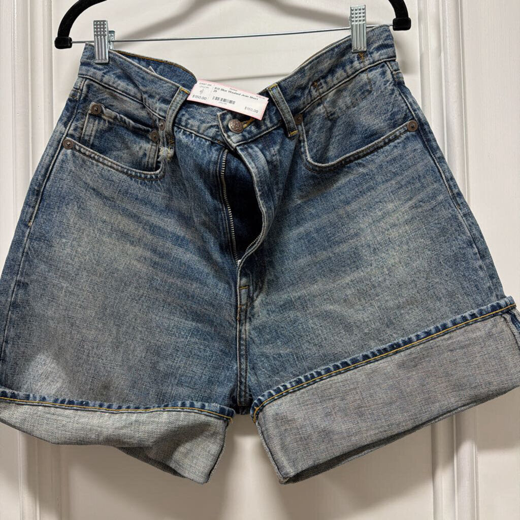 Blue Washed Jean Short