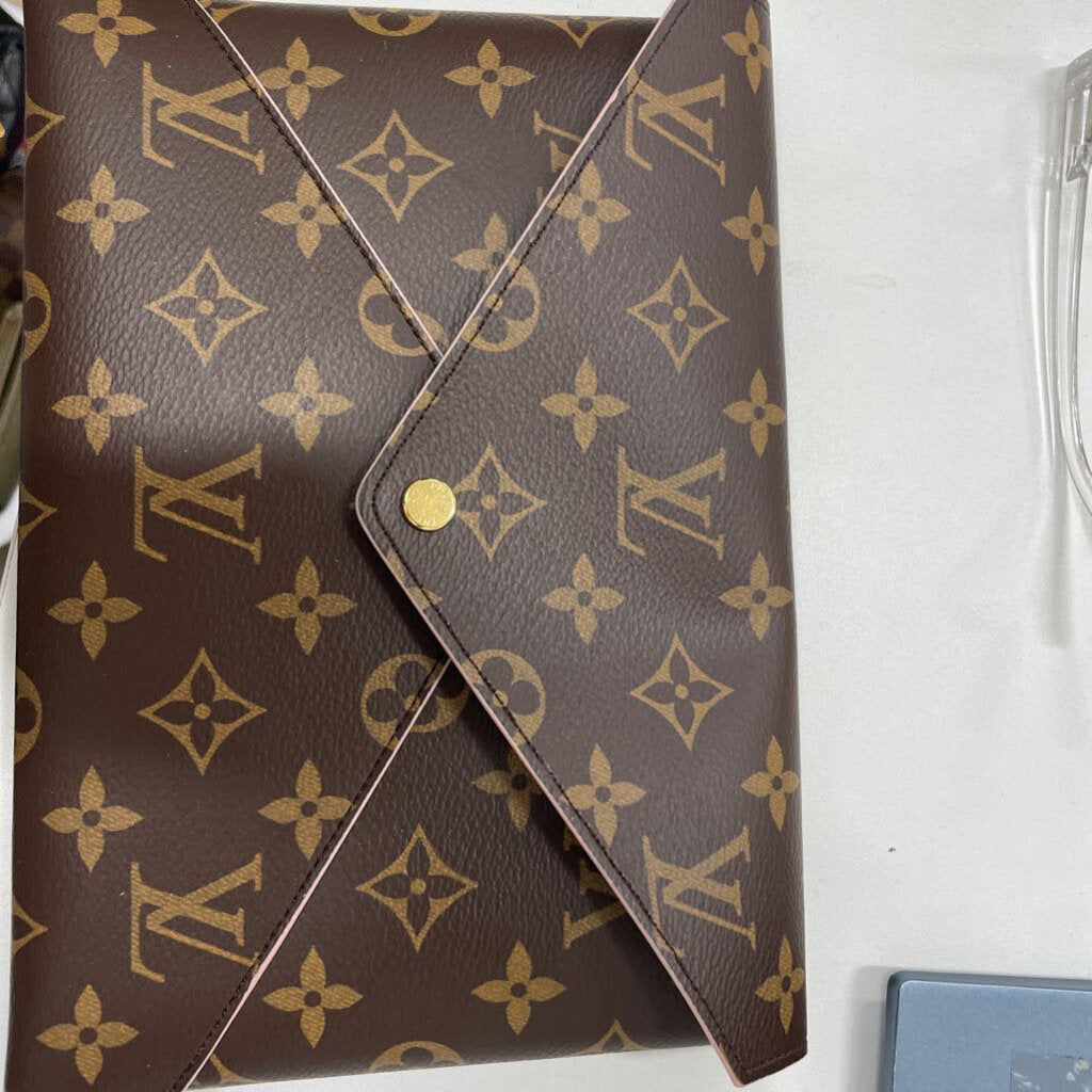 Brown Monogram Kirigami Pouch