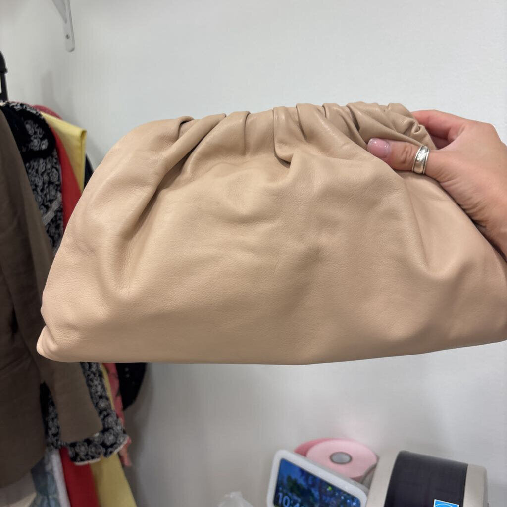 Beige Large The Pouch Clutch