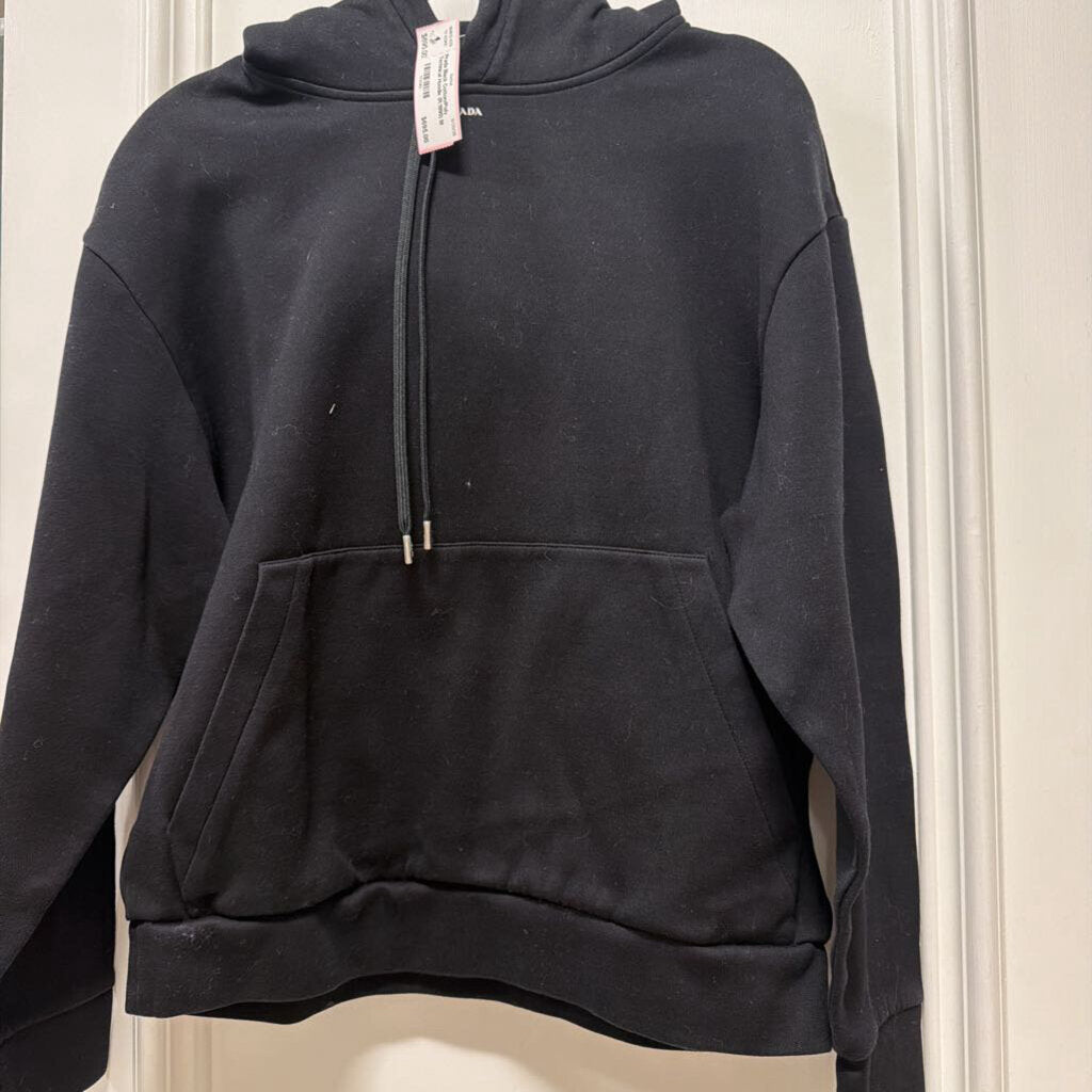 Black Cotton/Poly Technical Hoodie (R:1990)
