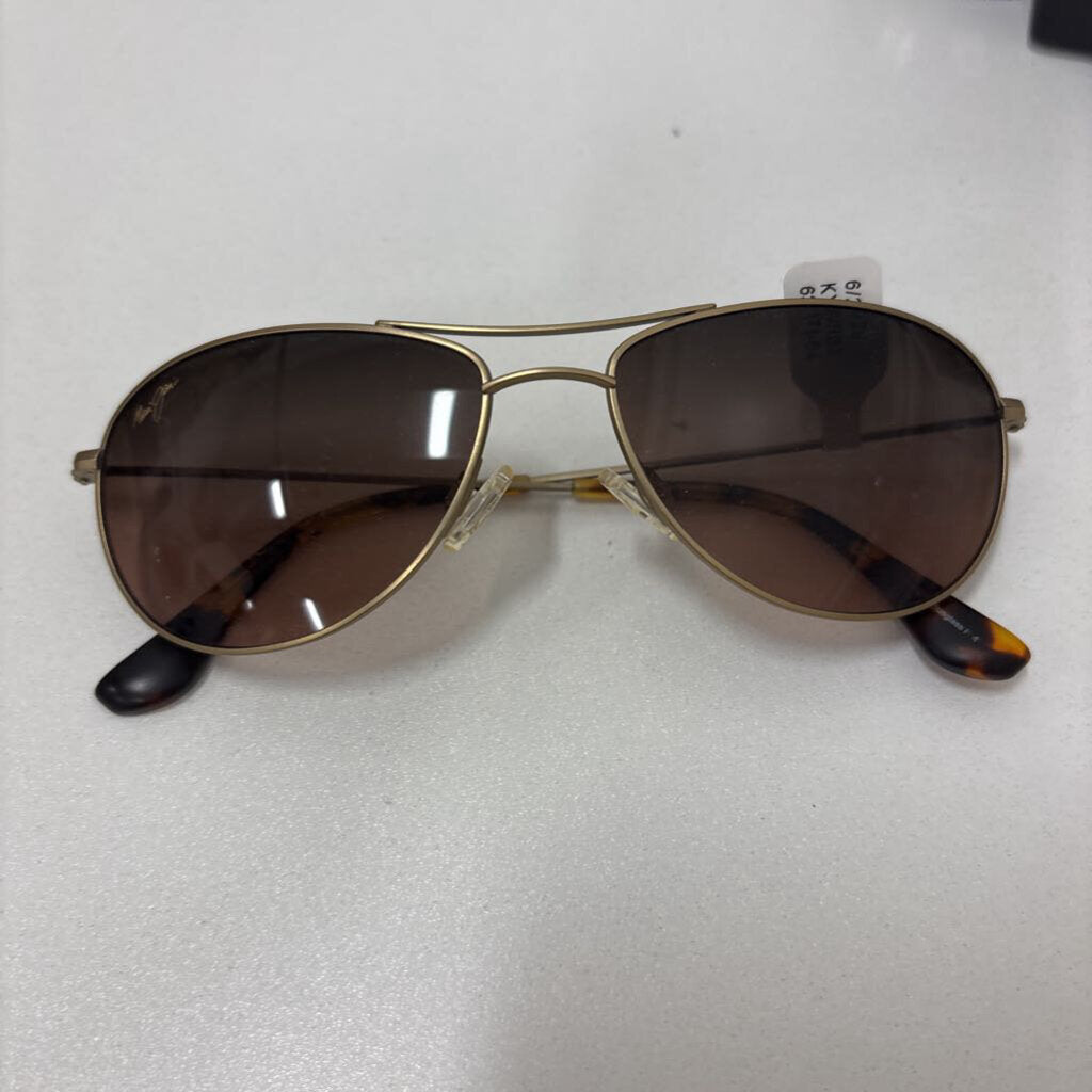 Gold/Tortoise Shell Aviator Sunglasses