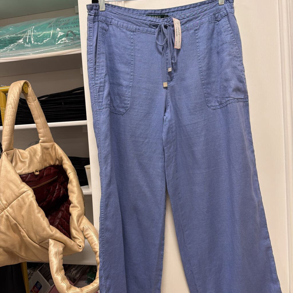 Blue Linen Pant