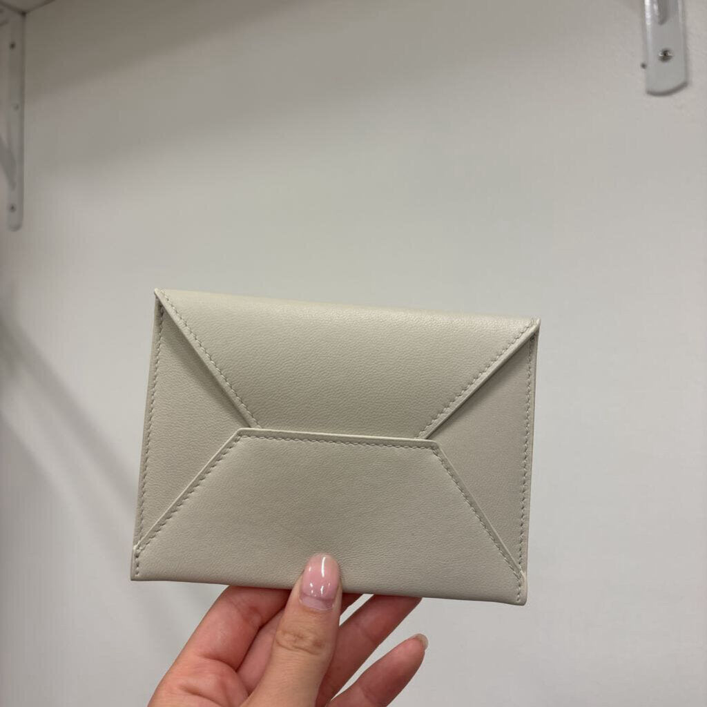 Beige Leather Wallet