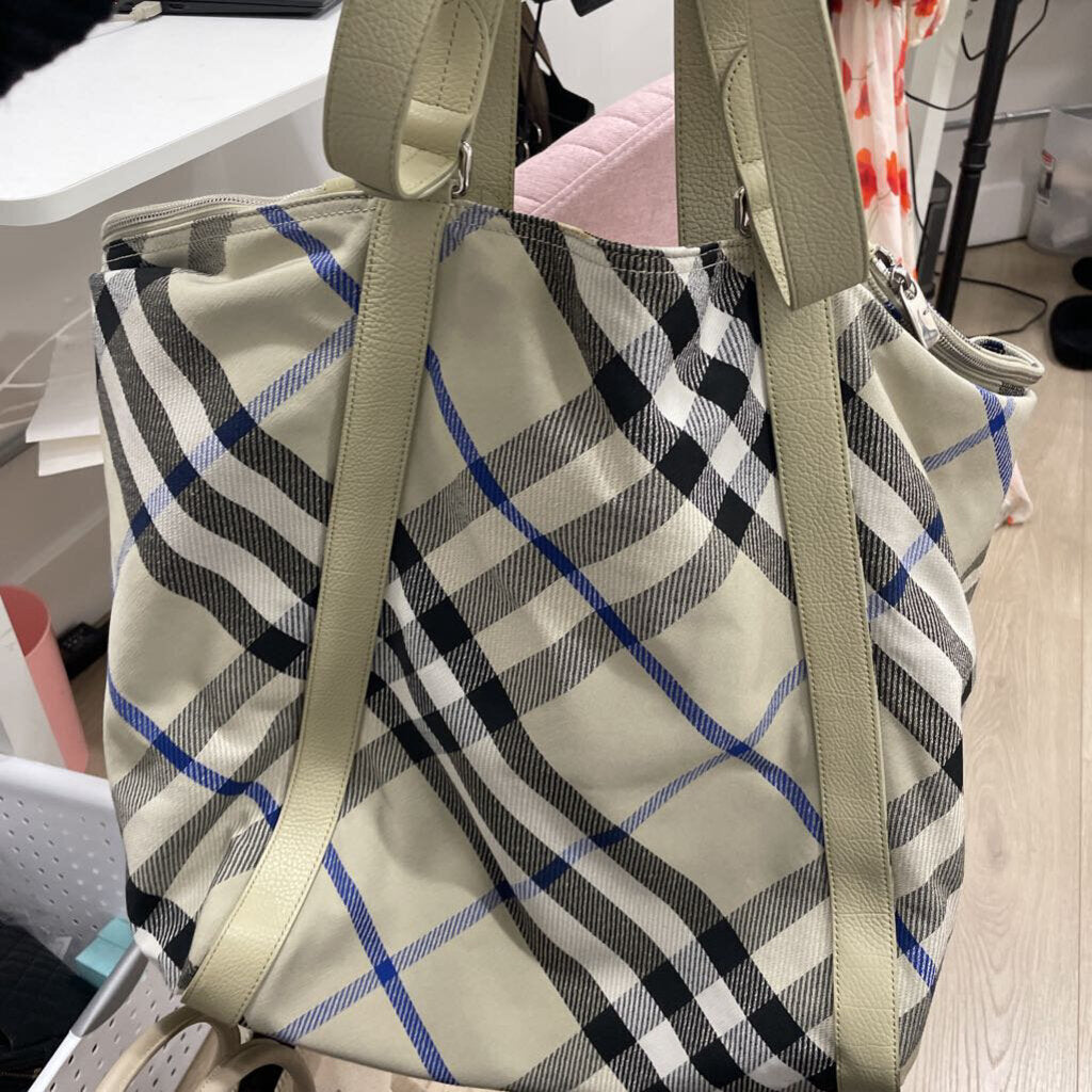 Jaquard Check Festival Tote Bag