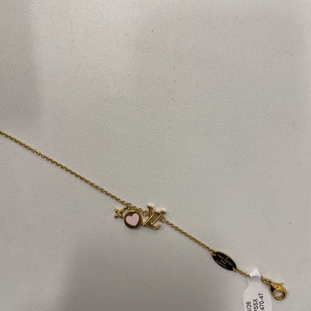 Gold Charm Bracelet (645)