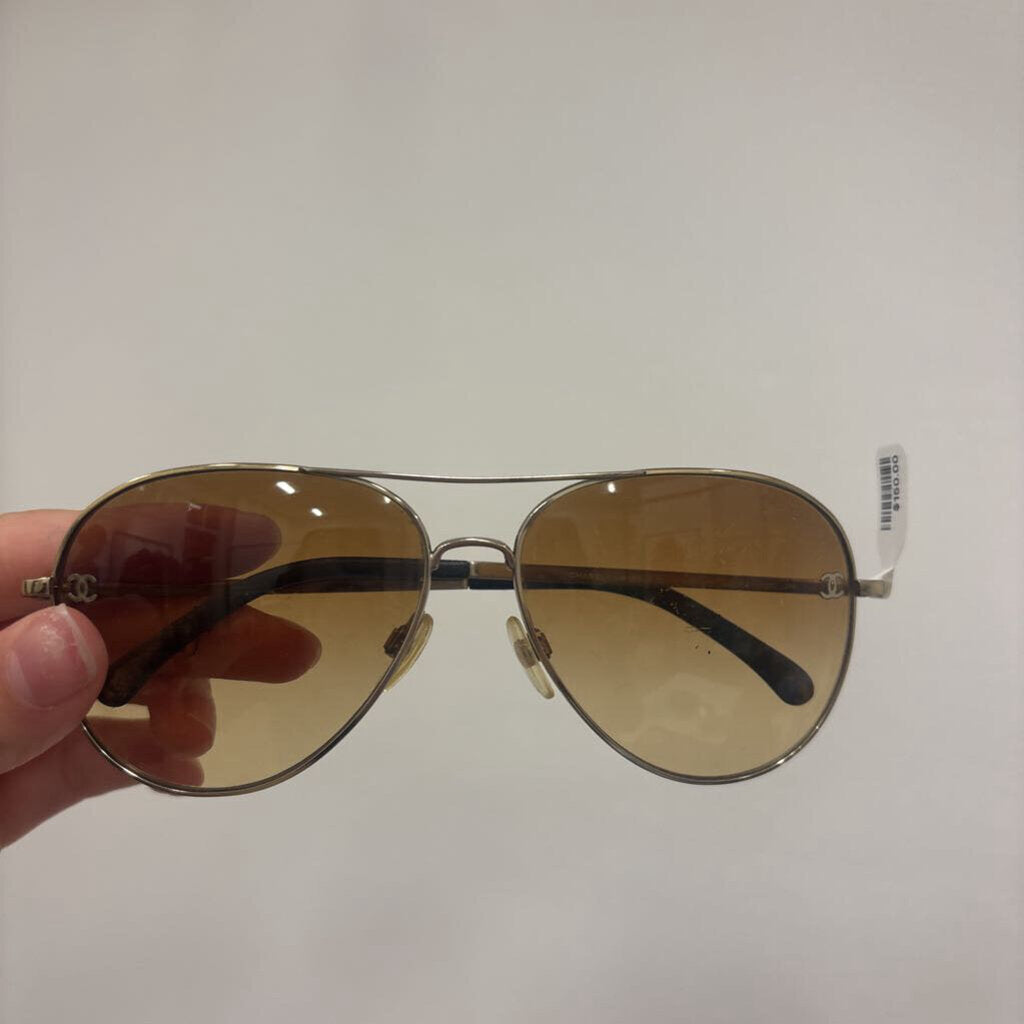 Brown Aviator CC Sunglasses (as is)