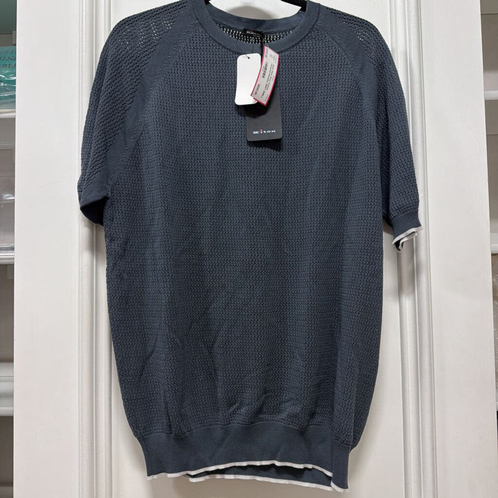 Dark Grey Cotton Textured Sweater (NWT 1695)