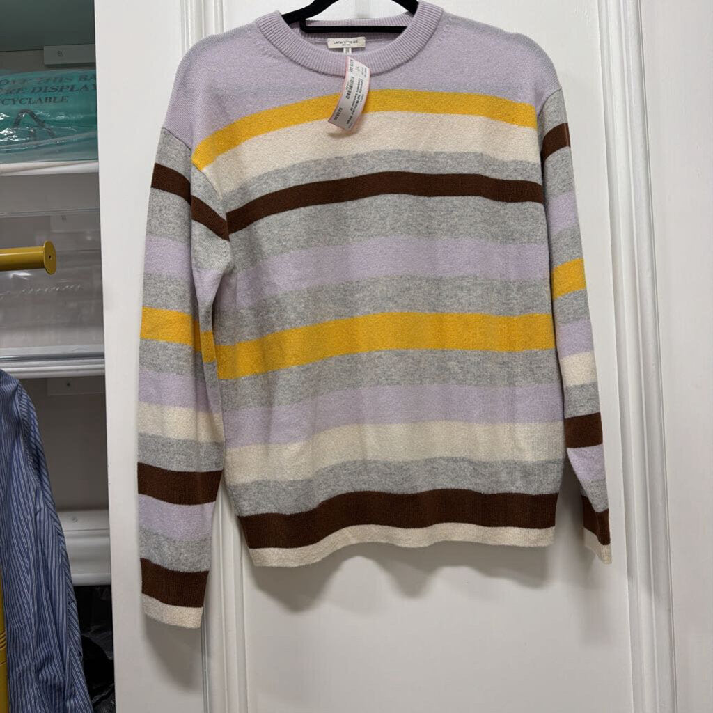 Multicolor Stripe Cashmere Sweater