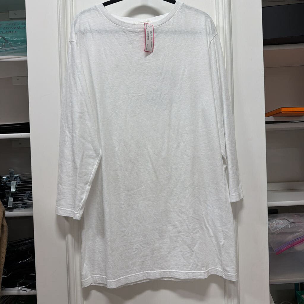 White Cotton Shirt Dress