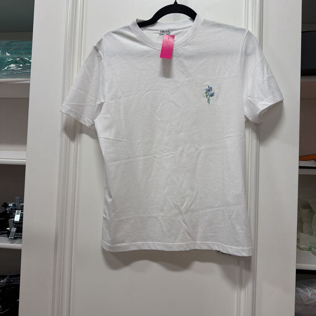 White Cotton Anagram Tee (NWT)