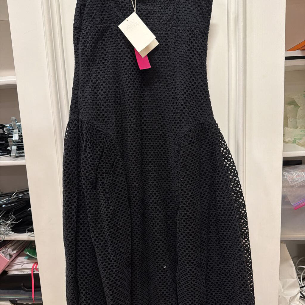 Black Eyelet Cotton Dress (NWT 650)