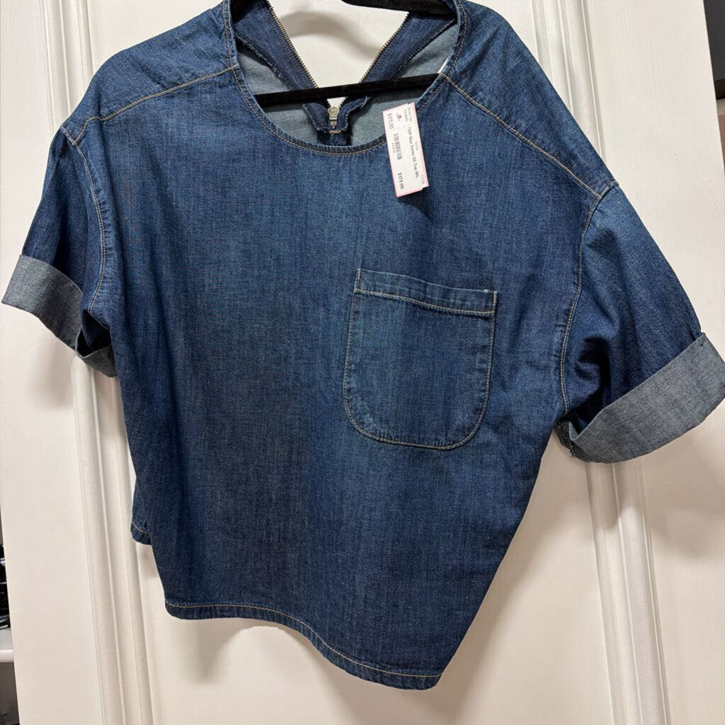 Blue Denim SS Top