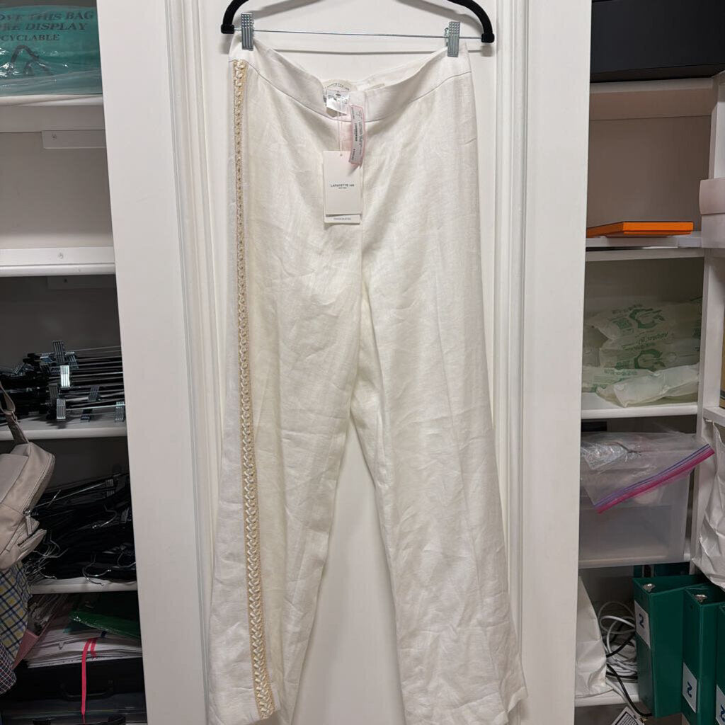 Cream Linen Pant (NWT $898)