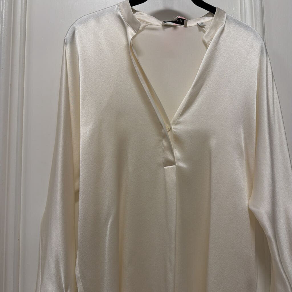White Silk Blouse