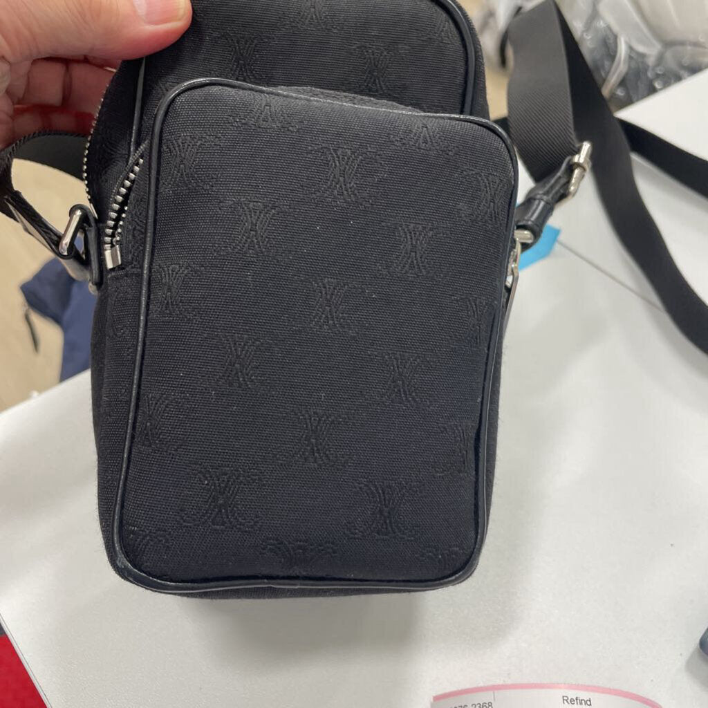 Black Monogram Mini Pocket Messenger Bag