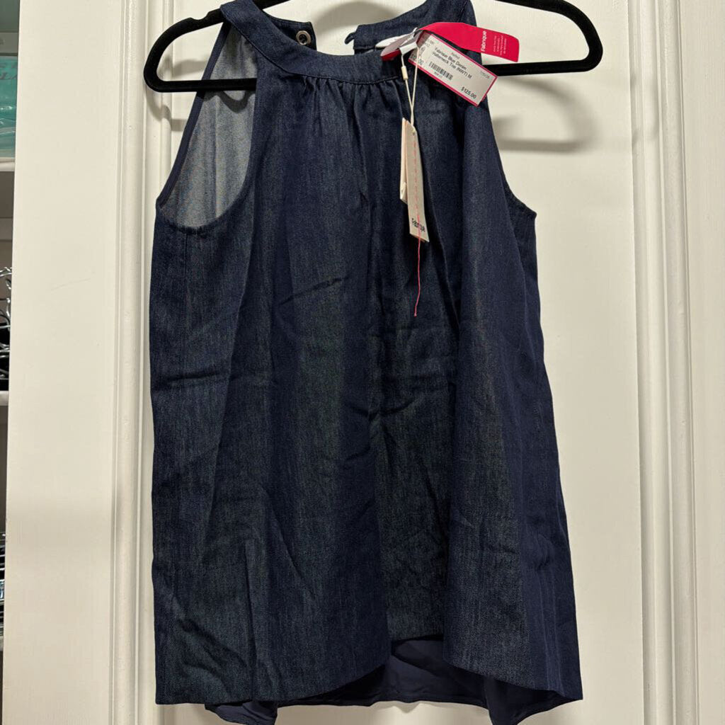 Blue Denim Halterneck Top (NWT)