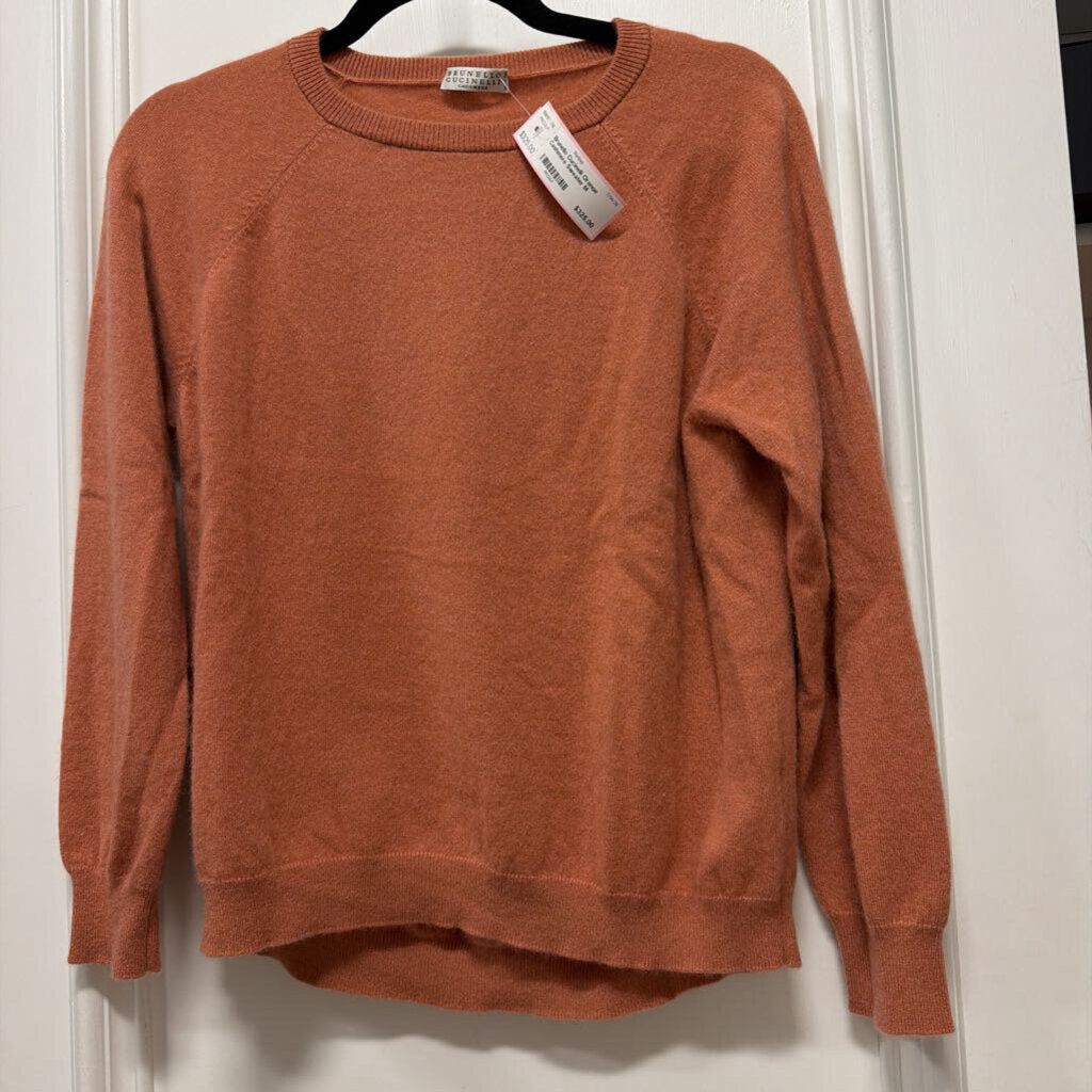 Orange Cashmere Sweater