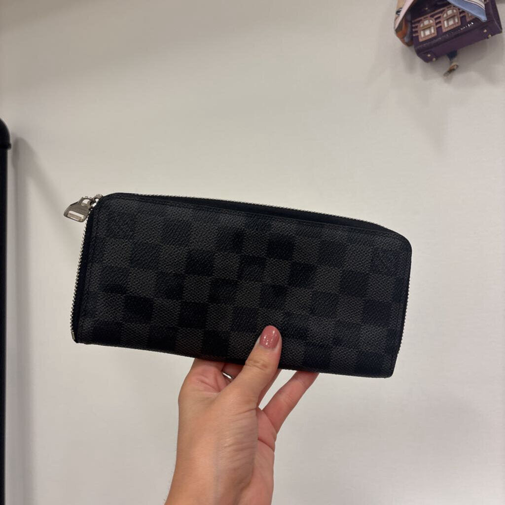 Black Damier Long Wallet
