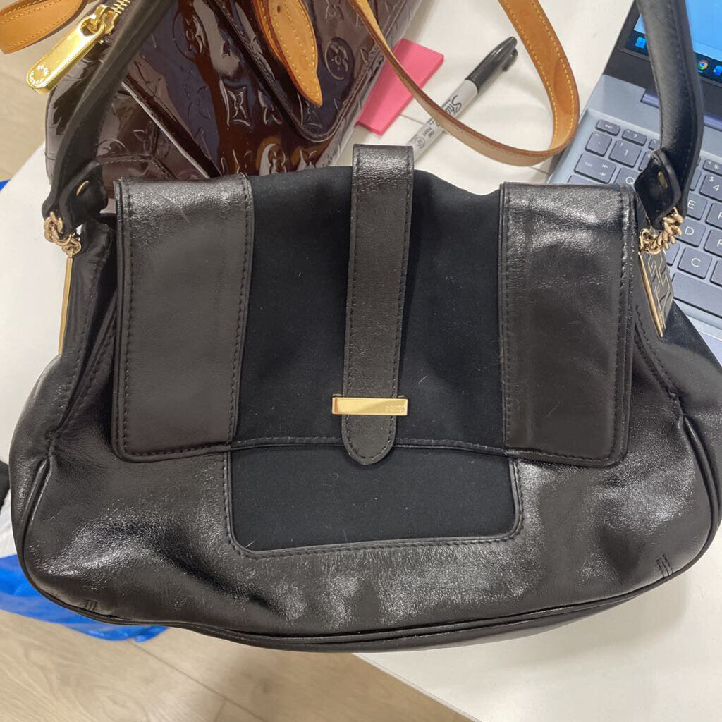Black Leather/Suede Bag