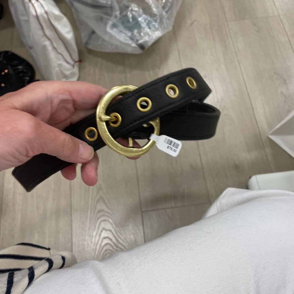 Black Leather Belt