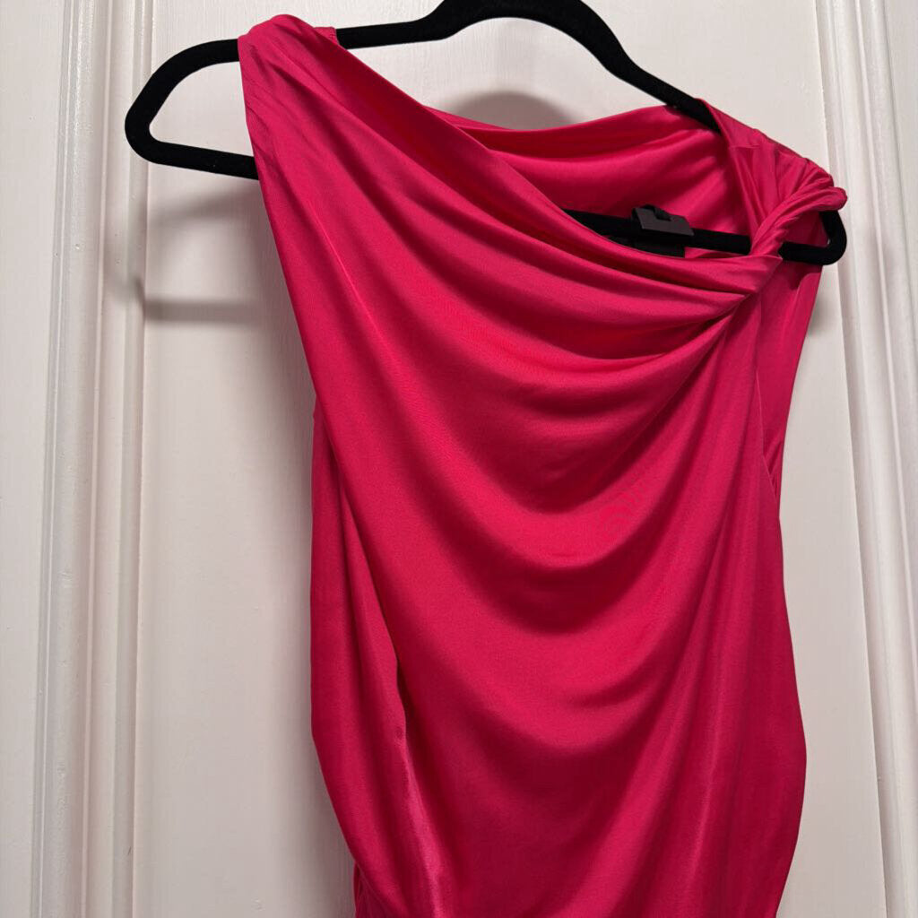Pink Viscose Draped Top (NWT)