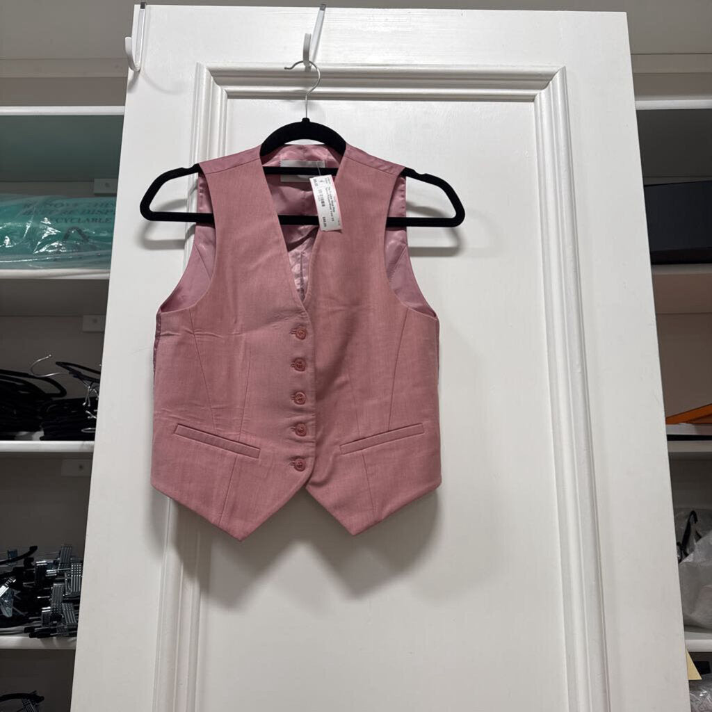 Pink Tencel/Rayon/Wool Vest