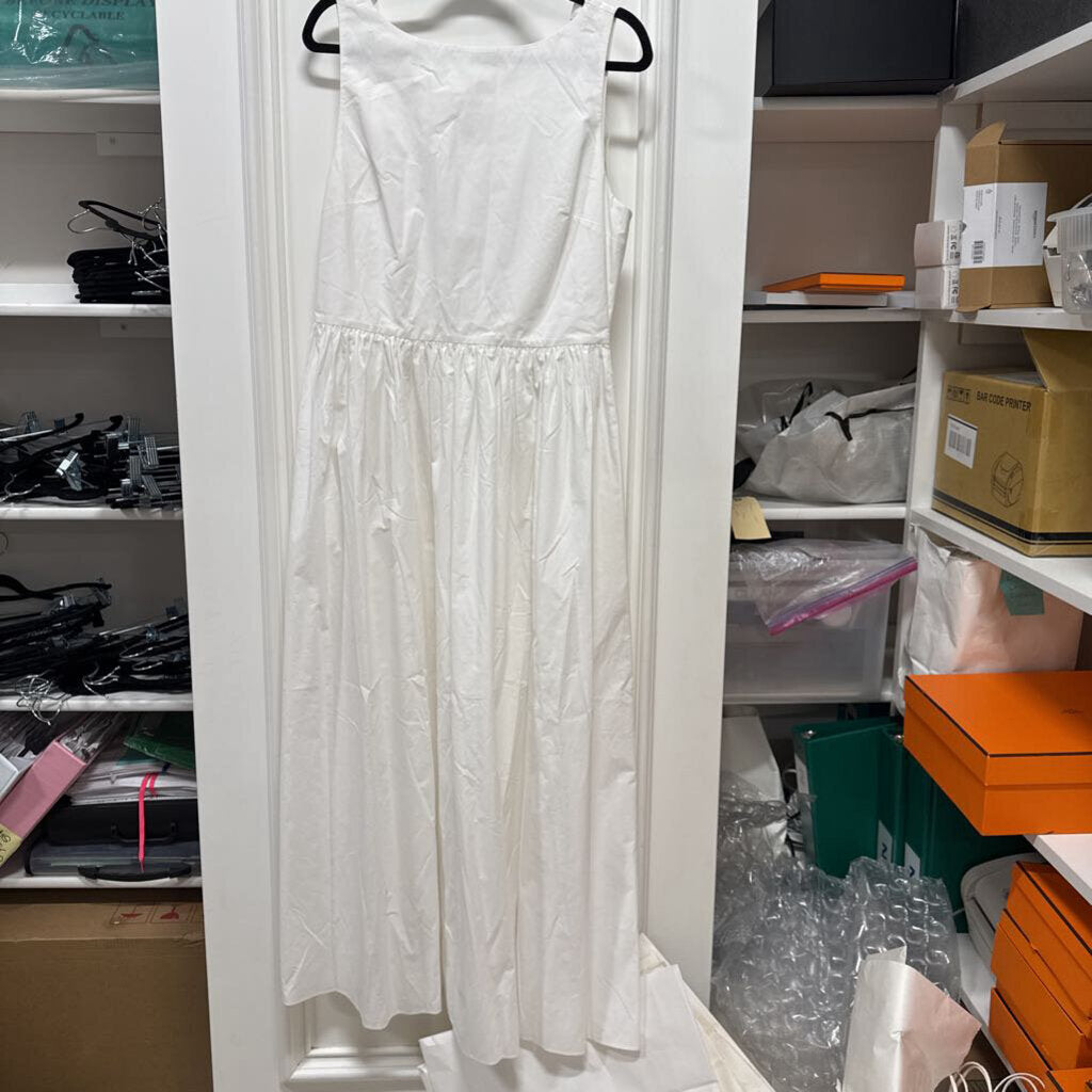 White Cotton Maxi Dress (R. 520)