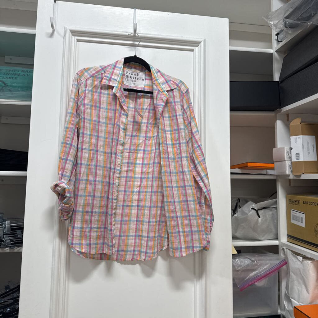 Multicolor Cotton Plaid Shirt