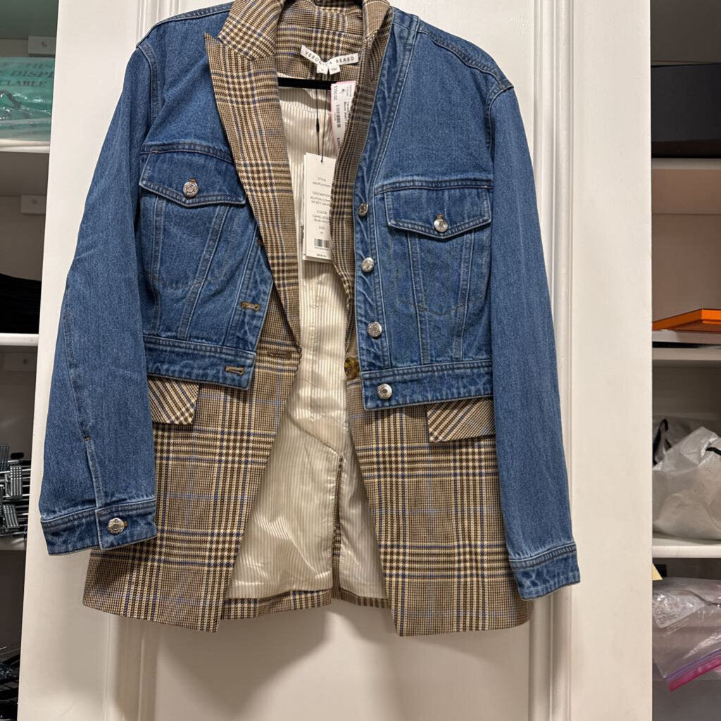 Mixed Media Blazer (NWT 898)